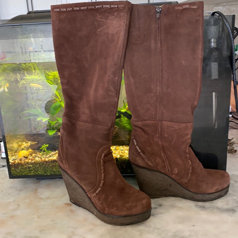Wedge boots size 38